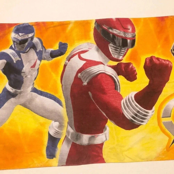 Disney Store Power Rangers Beach Towel 56.5  x 29 inch - Picture 3 of 16